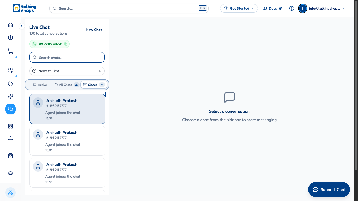 Closed Conversations